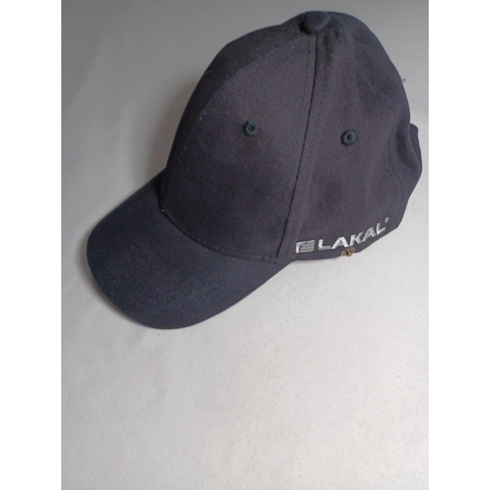 LAKAL Hat Cap Strap Back Mens One Size Blue Twill Baseball Logo Adjustable